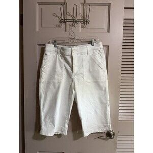 Women’s Wit & Wisdom White Jean Capri Pants Size 14